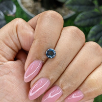 0.97 Ct. Greenish Blue Spinel from Tanzania Life Style
