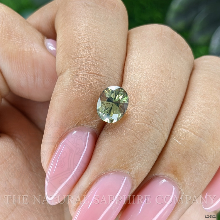 1.67 Ct. Yellowish Green Chrysoberyl from Tanzania