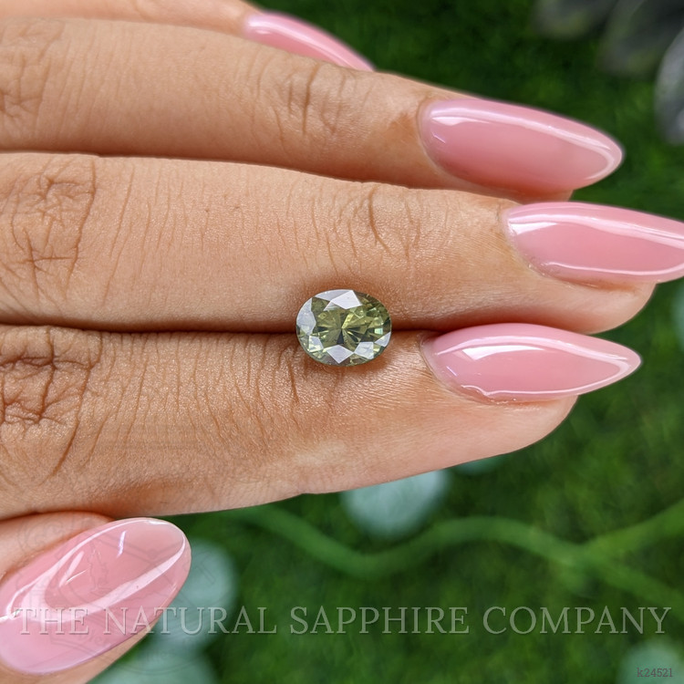 1.67 Ct. Yellowish Green Chrysoberyl from Tanzania