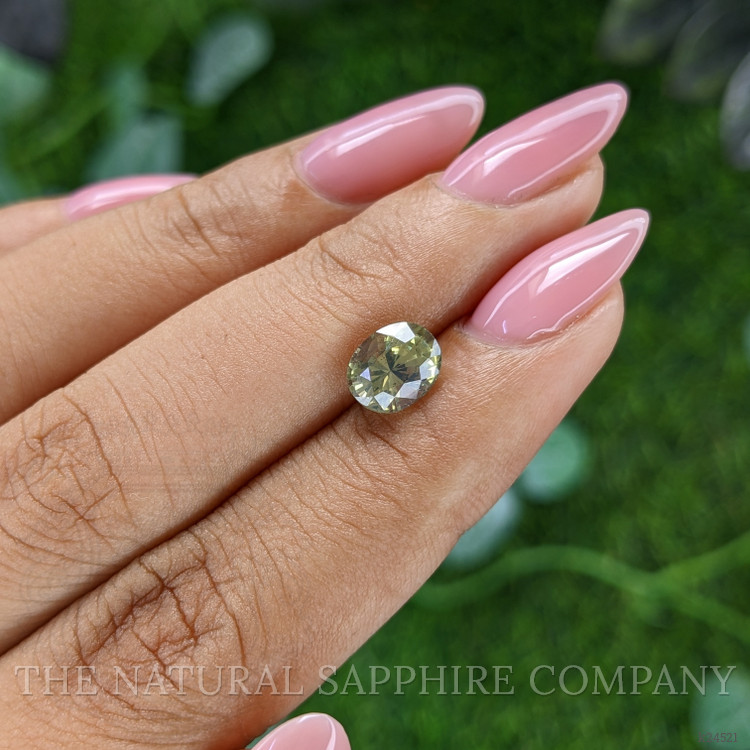 1.67 Ct. Yellowish Green Chrysoberyl from Tanzania