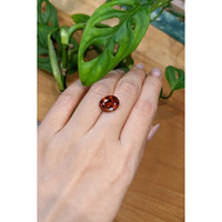8.04 Ct. Orange Spessartite Garnet from Namibia Life Style