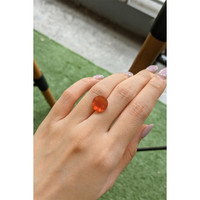 4.08 Ct. Orange Fire Opal from Mexico Life Style