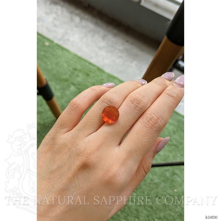4.08 Ct. Orange Fire Opal from Mexico