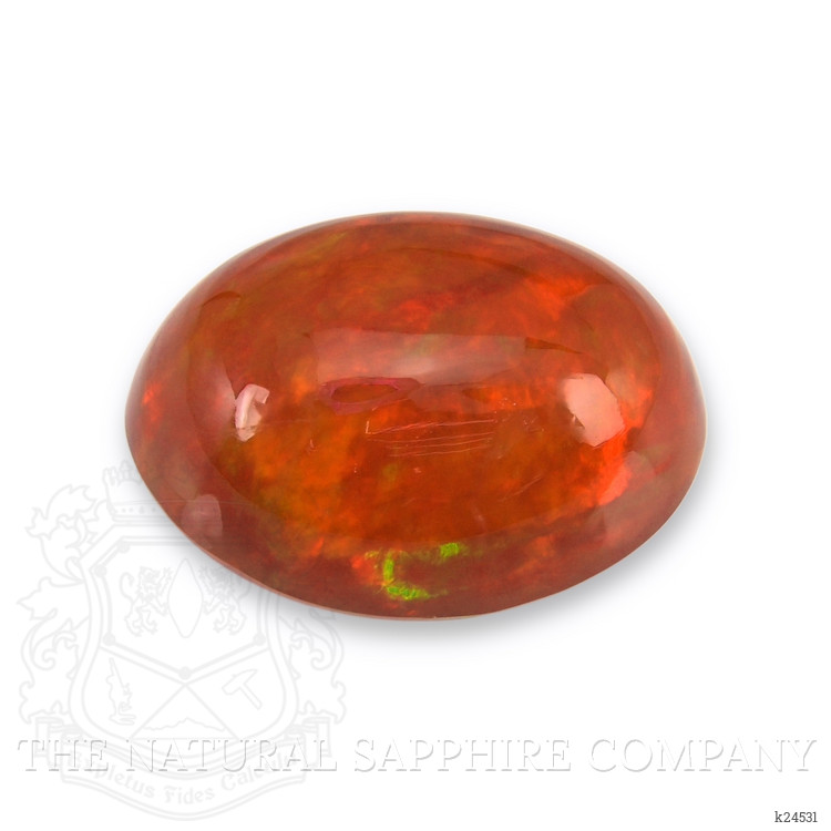 12.70 Ct. Orange Cabochon Fire Opal from Mexico