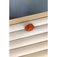 12.70 Ct. Orange Cabochon Fire Opal from Mexico Life Style