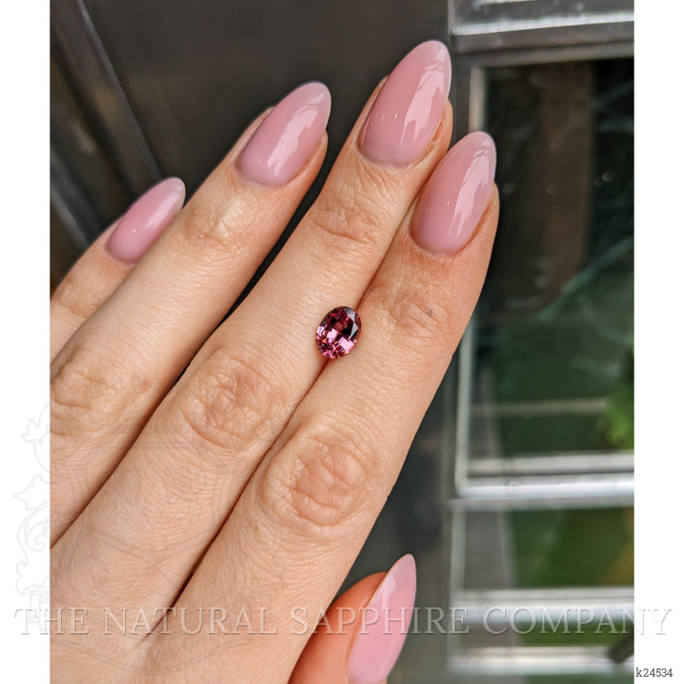 1.43 Ct. Pink Malaya Garnet from Madagascar
