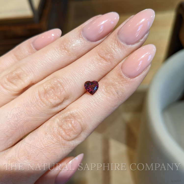 1.60 Ct. Pinkish Purple Rhodolite Garnet from Ceylon (Sri Lanka)