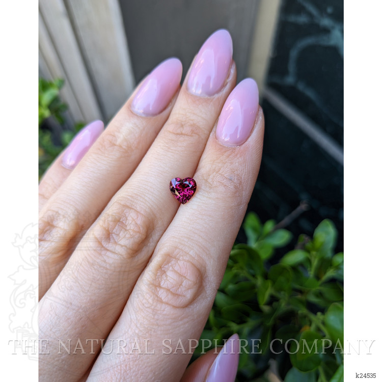1.60 Ct. Pinkish Purple Rhodolite Garnet from Ceylon (Sri Lanka)