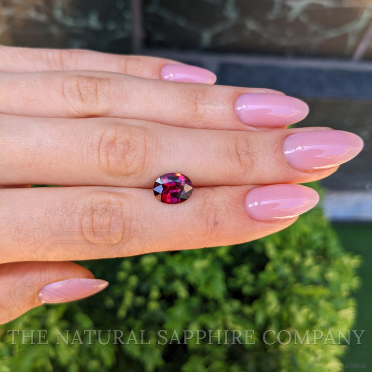 3.32 Ct. Pinkish Purple Rhodolite Garnet from Ceylon (Sri Lanka)