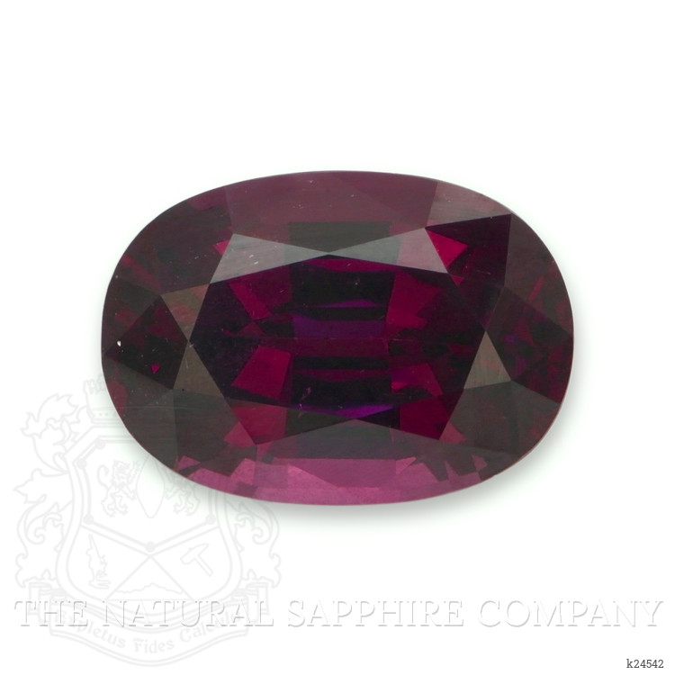 7.13 Ct. Purplish Red Rhodolite Garnet from Ceylon (Sri Lanka)