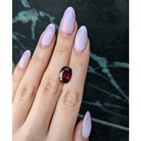 7.13 Ct. Purplish Red Rhodolite Garnet from Ceylon (Sri Lanka) Life Style