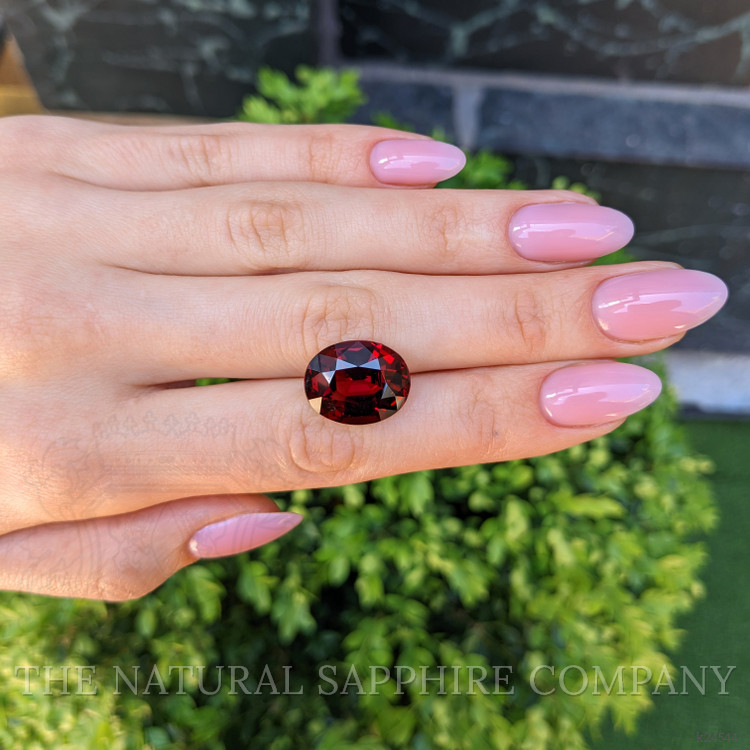 16.41 Ct. Red Rhodolite Garnet from Ceylon (Sri Lanka)