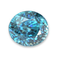 7.38 Ct. Blue Zircon from Cambodia Video