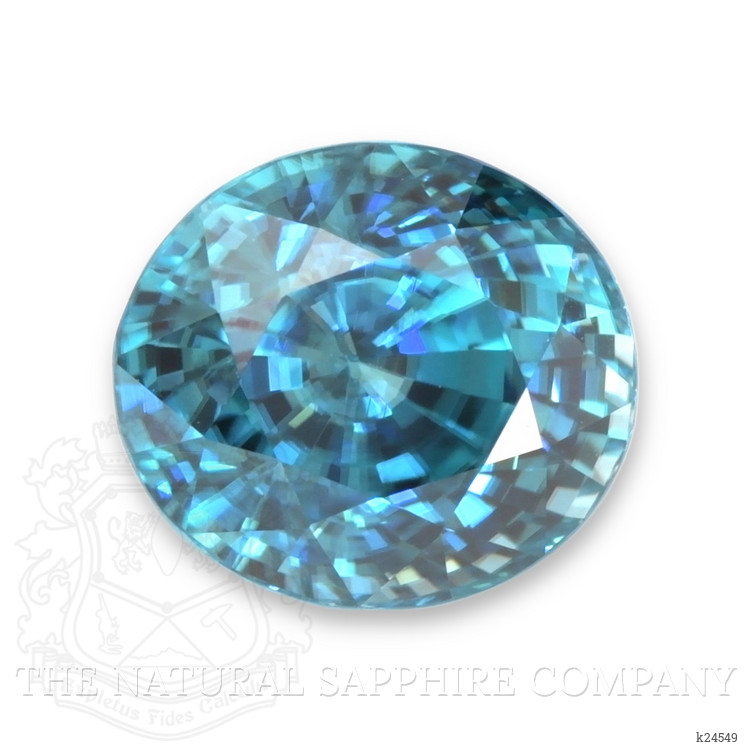7.38 Ct. Blue Zircon from Cambodia