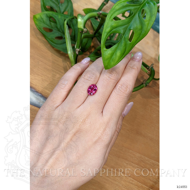 2.46 Ct. Redddish Pink Rubellite Tourmaline from Brazil