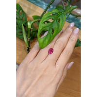 2.12 Ct. Reddish Pink Rubellite Tourmaline from Brazil Life Style