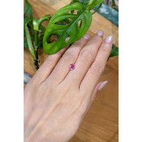 0.55 Ct. Purplish Pink Tourmaline from Mozambique Life Style