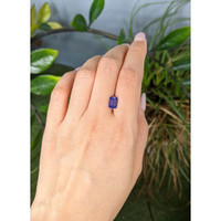 1.56 Ct. Violet Tanzanite from Tanzania Life Style