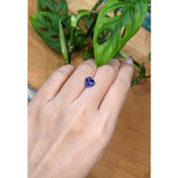 1.83 Ct. Violetish Blue Tanzanite from Tanzania Life Style
