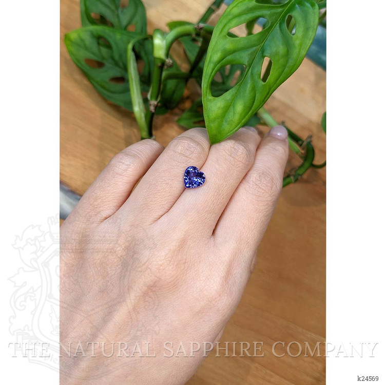 1.83 Ct. Violetish Blue Tanzanite from Tanzania