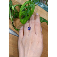 2.62 Ct. Violetish Blue Tanzanite from Tanzania Life Style