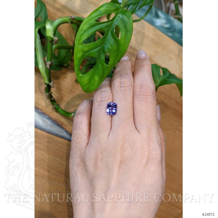 2.62 Ct. Violetish Blue Tanzanite from Tanzania