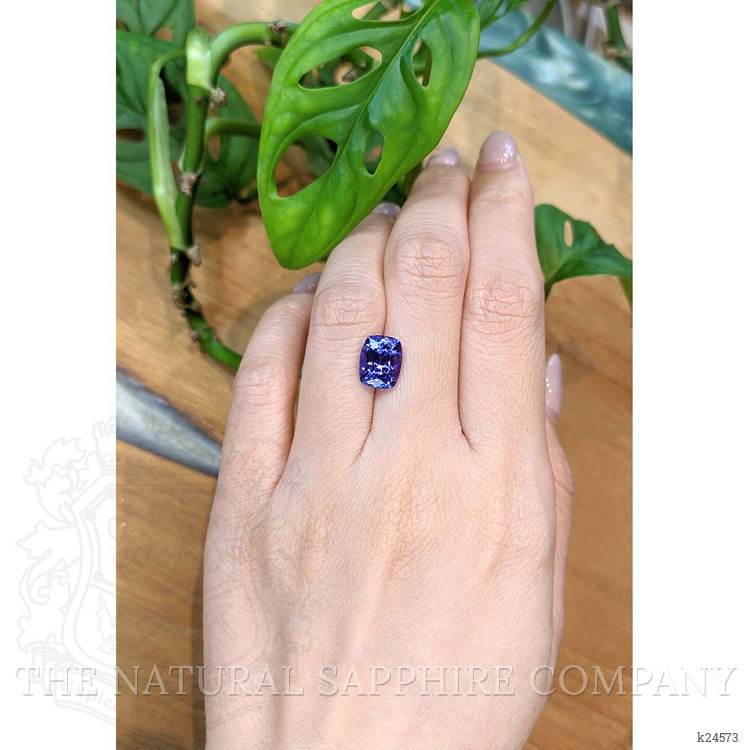 3.41 Ct. Violetish Blue Tanzanite from Tanzania