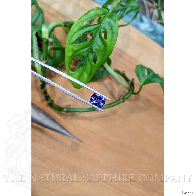 3.42 Ct. Violetish Blue Tanzanite from Tanzania