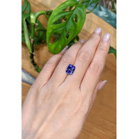 3.42 Ct. Violetish Blue Tanzanite from Tanzania Life Style