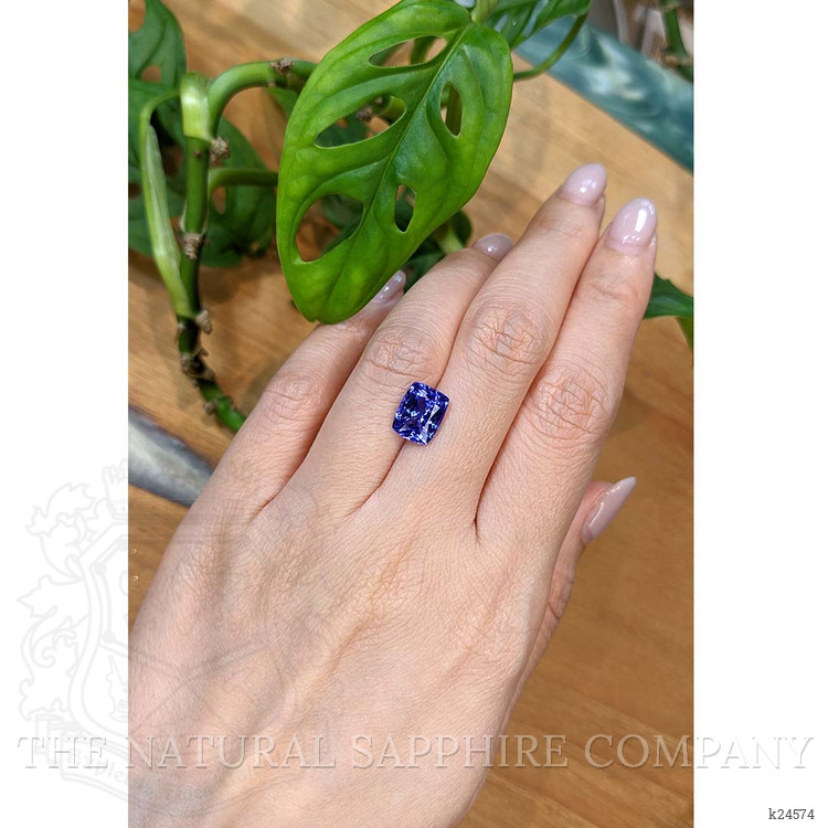3.42 Ct. Violetish Blue Tanzanite from Tanzania
