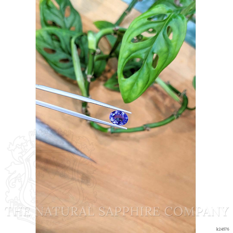 2.07 Ct. Violetish Blue Tanzanite from Tanzania