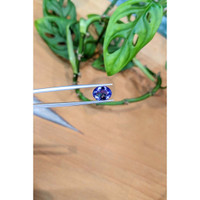 2.66 Ct. Violetish Blue Tanzanite from Tanzania Life Style