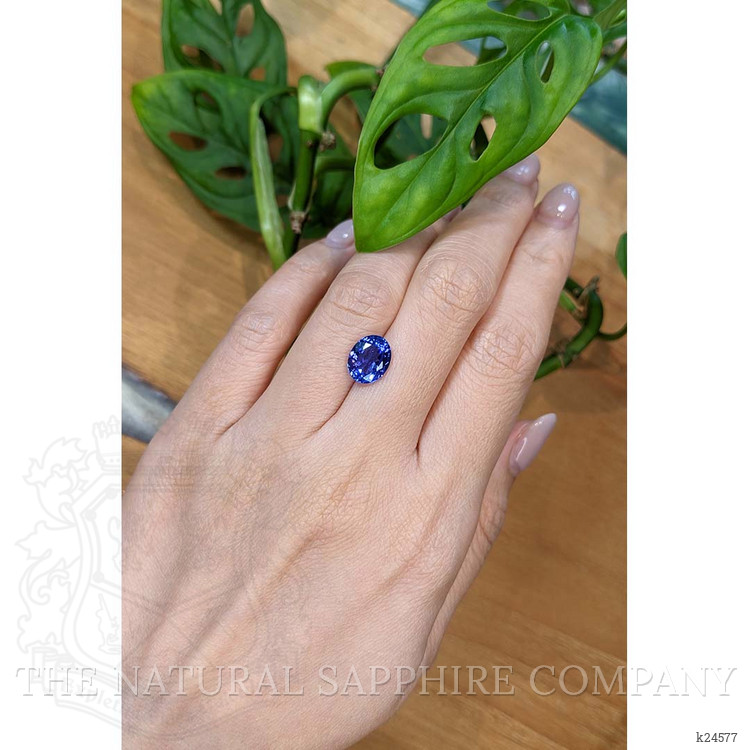 2.66 Ct. Violetish Blue Tanzanite from Tanzania