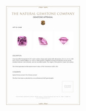 0.39 Ct. Spinel from Ceylon (Sri Lanka) Appraisal