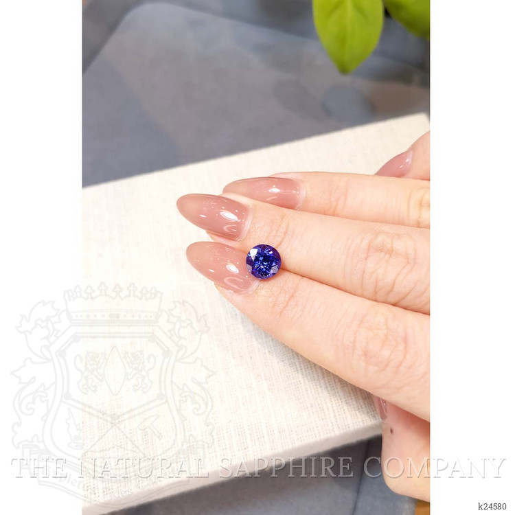 2.06 Ct. Violetish Blue Tanzanite from Tanzania