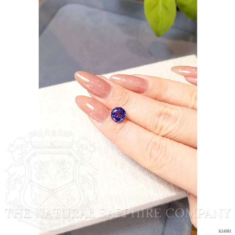 2.24 Ct. Violetish Blue Tanzanite from Tanzania