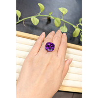 18.48 Ct. Purple Amethyst from Brazil Life Style