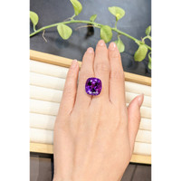 18.48 Ct. Purple Amethyst from Brazil Life Style