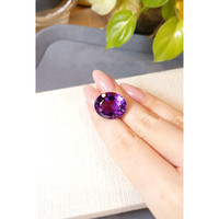 20.43 Ct. Purple Amethyst from Brazil Life Style