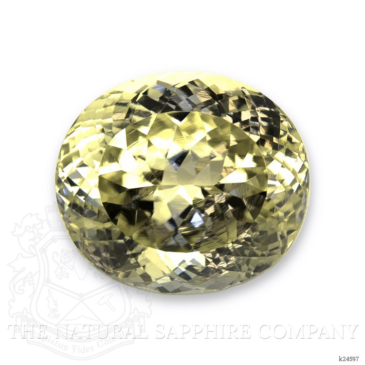 31.68 Ct. Green (Lime Green) Peridot from Burma (Myanmar)