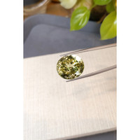 31.68 Ct. Green (Lime Green) Peridot from Burma (Myanmar) Life Style