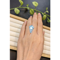11.75 Ct. Blue Topaz from Brazil Life Style