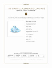 3.58 Ct. Sky Blue Topaz from Brazil Scan Report