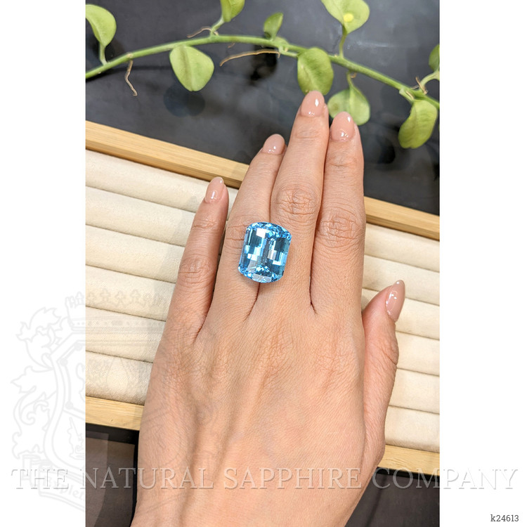 24.74 Ct. Blue Topaz from Brazil