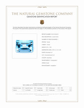 2.98 Ct. Swiss Blue Topaz from Brazil Scan Report