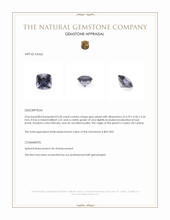 0.50 Ct. Grey Spinel from Ceylon (Sri Lanka) Appraisal