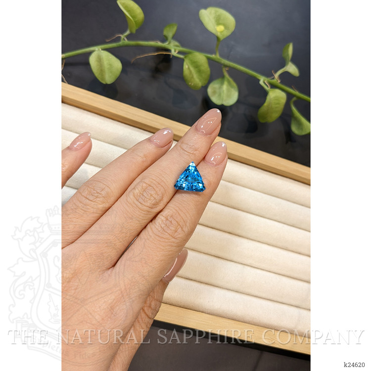 7.87 Ct. Swiss Blue Topaz from Brazil