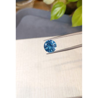 5.44 Ct. Swiss Blue Topaz from Brazil Life Style