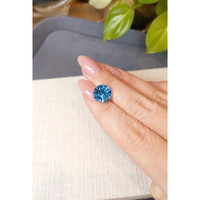 5.44 Ct. Swiss Blue Topaz from Brazil Life Style