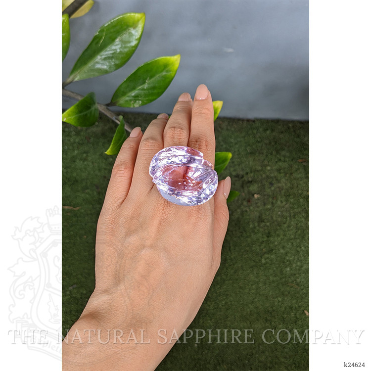 160.99 Ct. Pinkish Purple Amethyst from Brazil